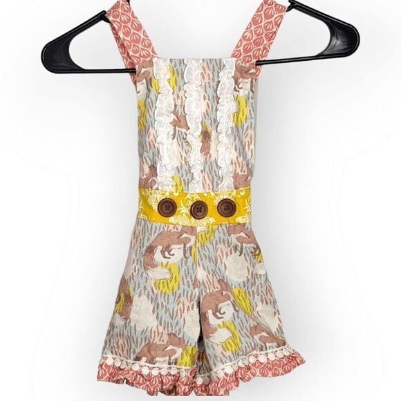 Persnickety Ruffle Fox Jumper size 3 Years - Picture 1 of 5